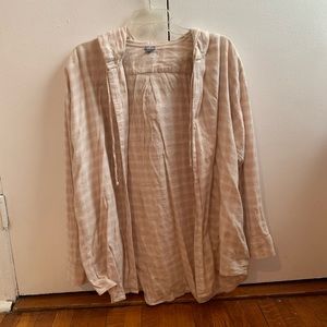 Aerie hooded flannel